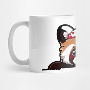 Sneaky japanese red panda so cute Mug